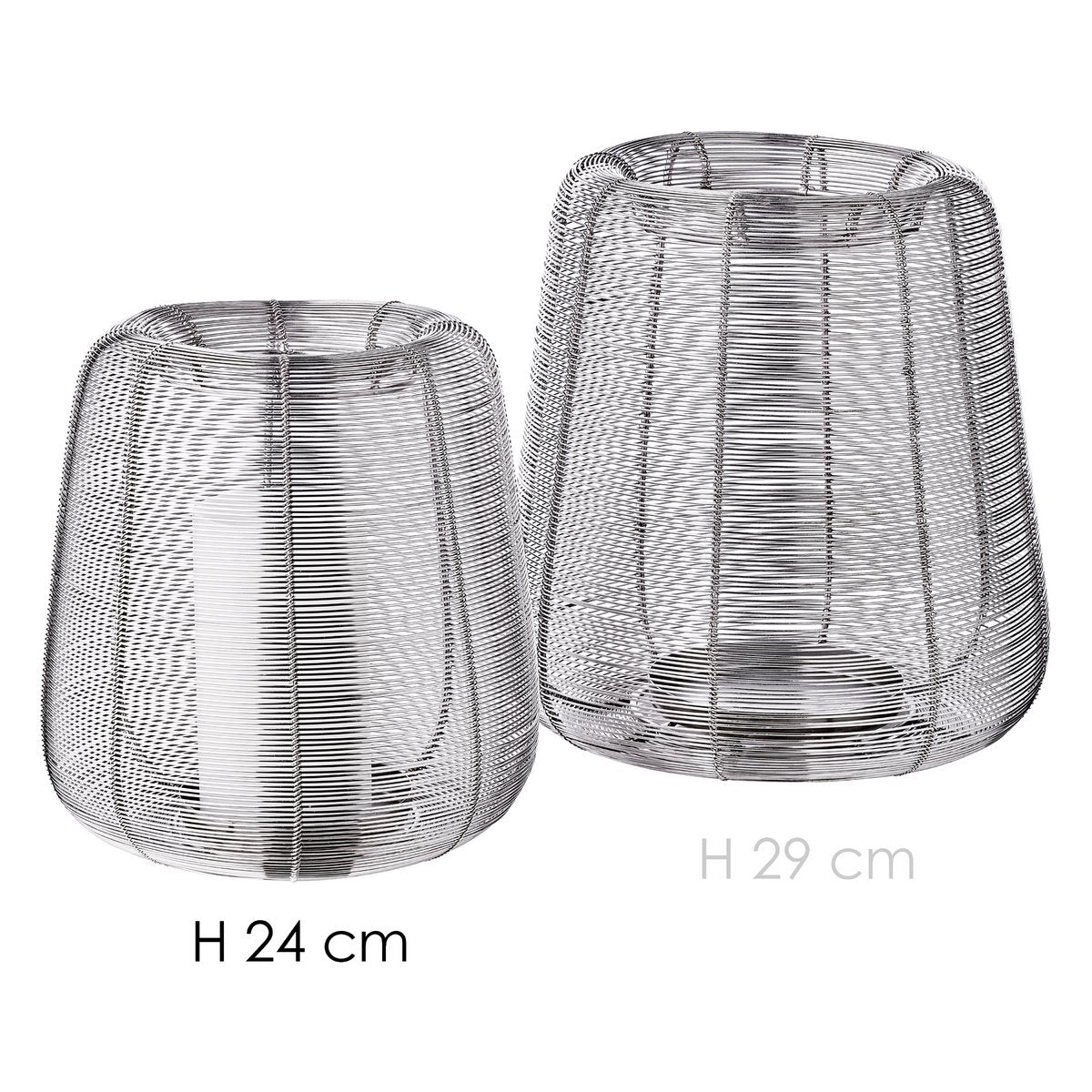 Lantaarn Kurt, zilver, H 24cm