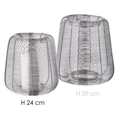 Lantaarn Kurt, zilver, H 24cm