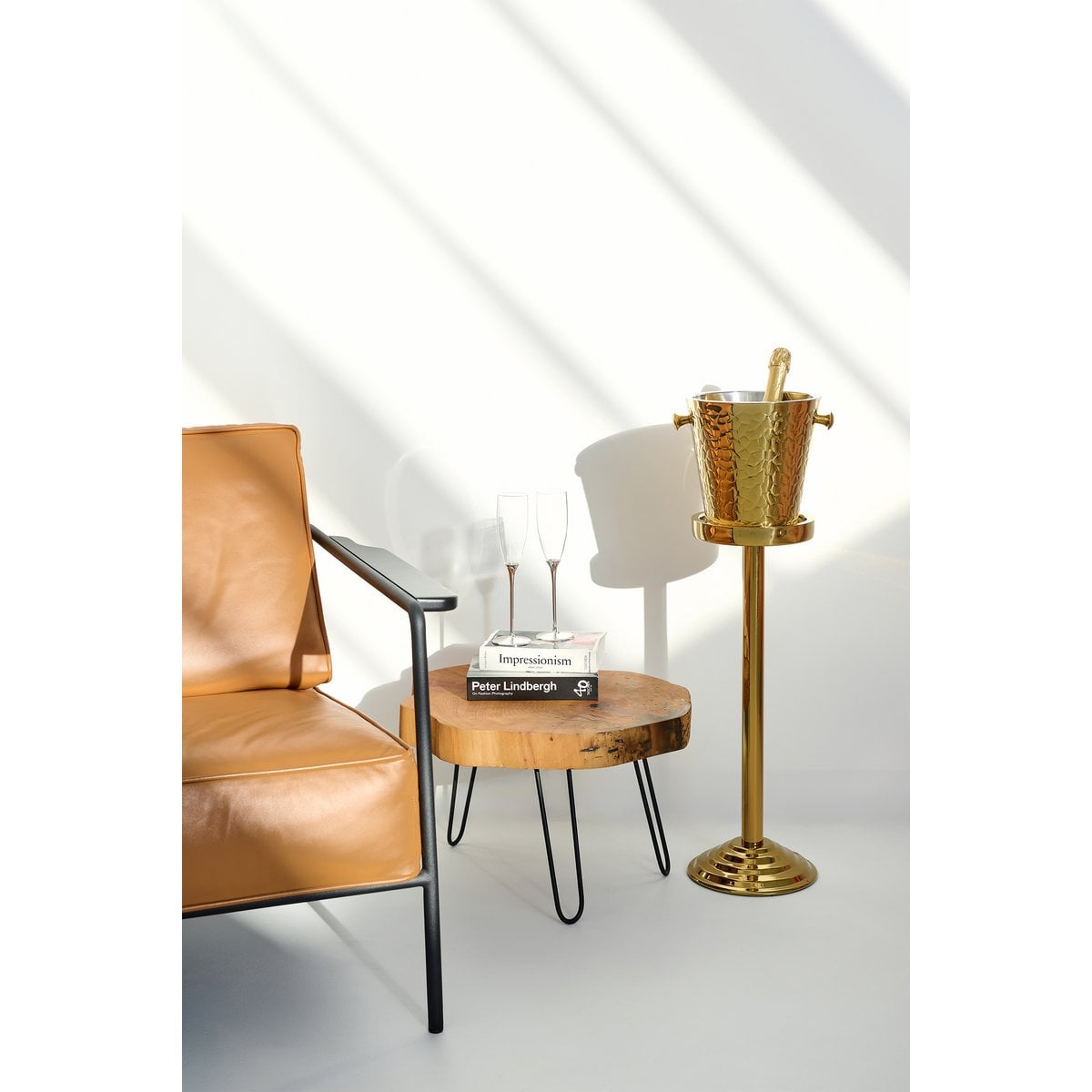 Sektkühler Capri Gold H 23 cm
