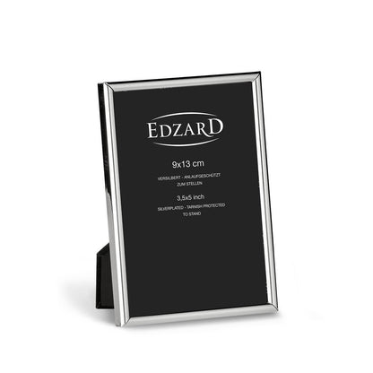 EDZARD fotolijst Genua fotolijst voor foto 9 x 13 cm, edel verzilverd, aanslagbestendig