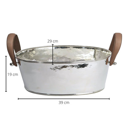 Champagne Shell Gavin hamerde 39x29cm, H19 cm
