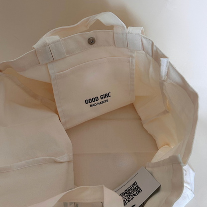Tote Bag "Inademt taco's - uitademen Negativiteit"
