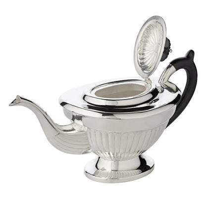 EDZARD Queen Anne theepot, verzilverd, lengte 28 cm, breedte 14 cm, hoogte 16 cm, inhoud 0,9 liter