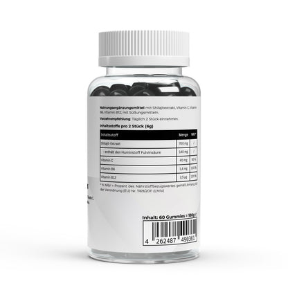 Shilajit Gummies + Vitamin C,B6, B12 - 60 Stk.