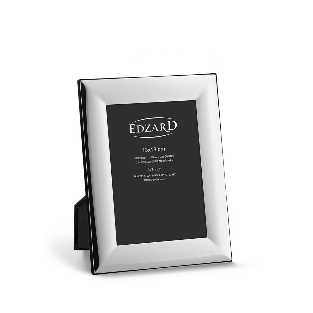 EDZARD fotolijst fotolijst Gela voor foto 13 x 18 cm, edel verzilverd, aanslag beschermd, met 2 hangers