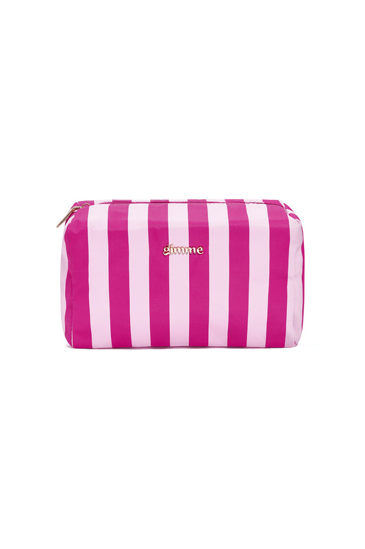 Make-up tasjes met strepen, eenvoudig, polyester, dagelijkse accessoires