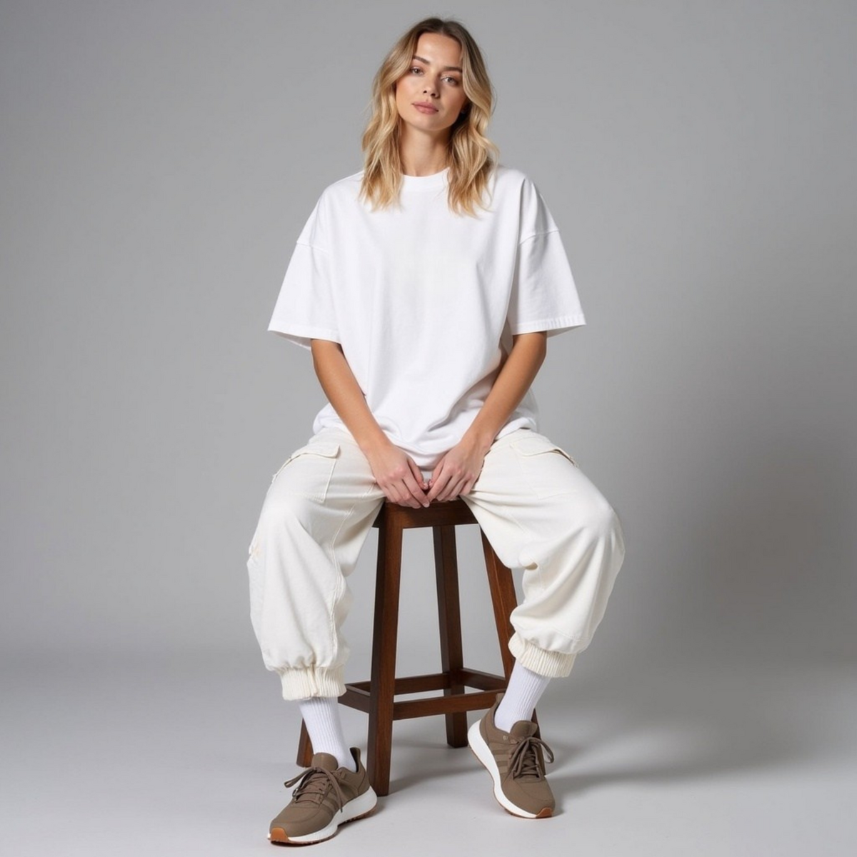 Oversized t -shirt "Inademt taco's - uitademen negativiteit"