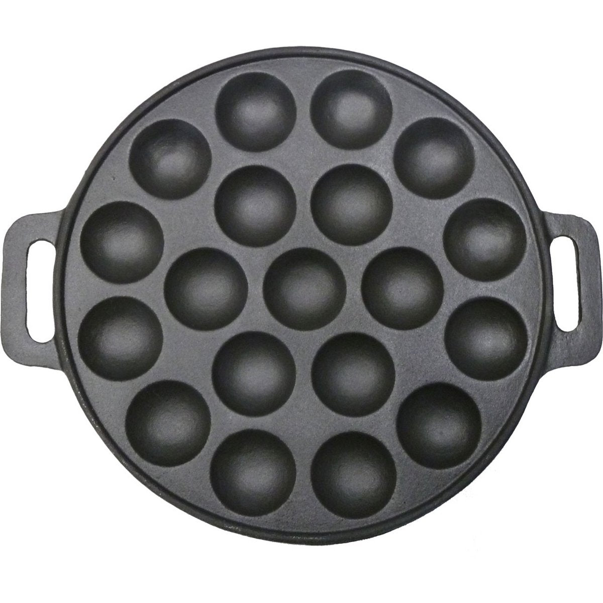 Poffertjesplaat gietijzer19 pof.24cm AWB