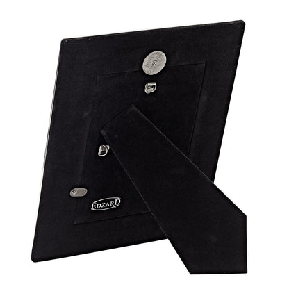 EDZARD Novara fotolijst voor foto's 13 x 18 cm, verzilverd, aanslagvast, met 2 hangers