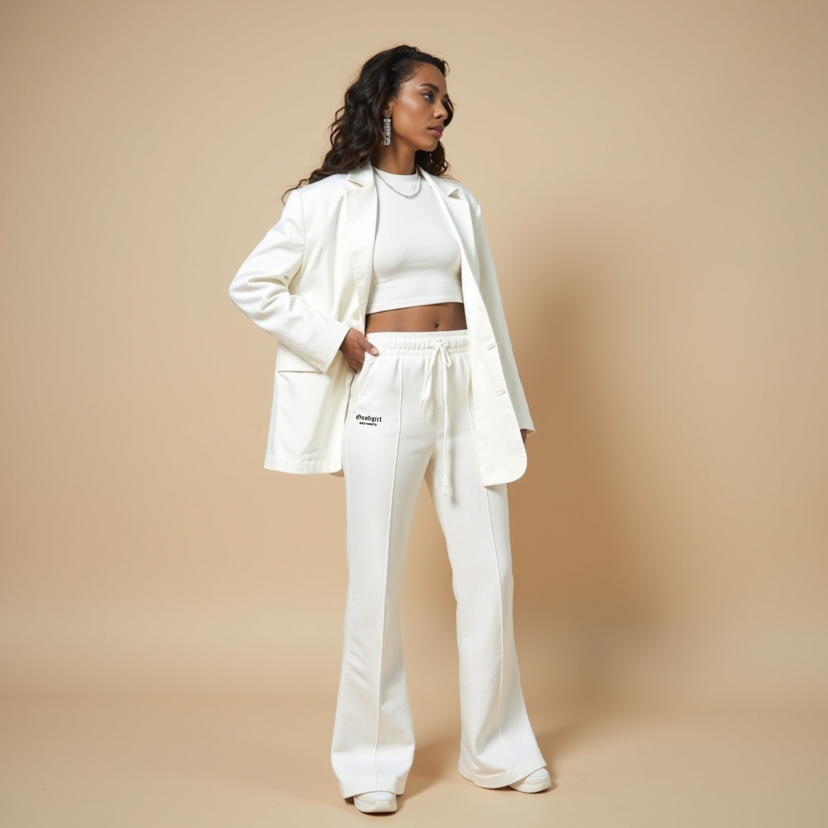 SWYNTO Blazer Weiss