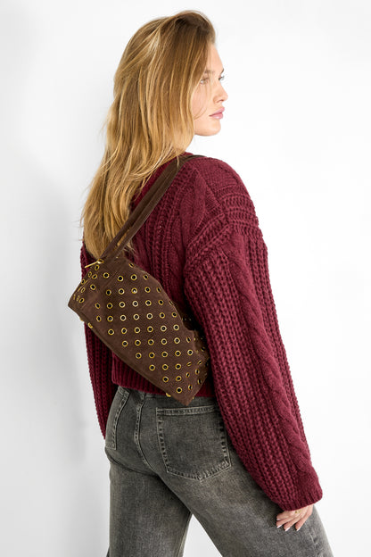 Shoulder Bags Hollowed-out Casual Polyester Daily Accessories