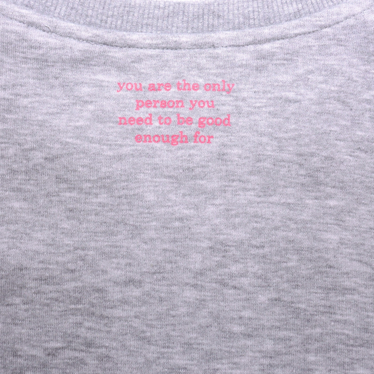 Crew Neck Heat "Good genoeg voor" - zwart
