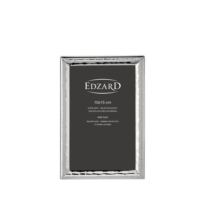 Fotolijst Riga (10x15 cm), verzilverd, aanslagbestendig, incl. hanger, staand en liggend formaat