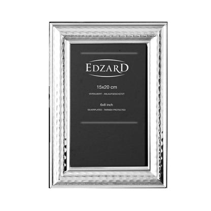 EDZARD fotolijst Urbino voor foto 15 x 20 cm, edel verzilverd, aanslag beschermd, met 2 hangers