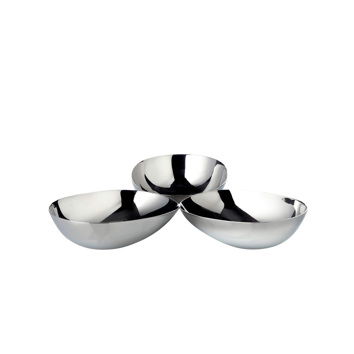 Tripple Bowl Luma (Ø 18 cm), roestvrij staal gepolijst