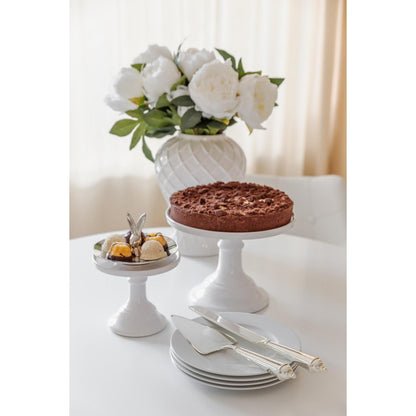 EDZARD taartschep & cakemes, verzilverd, aanslagbestendig, meslengte 32 cm, lifter lengte 28 cm