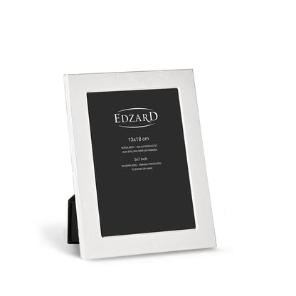 EDZARD fotolijst Altamura fotolijst voor foto 13 x 18 cm, verzilverd, aanslagbestendig, 2 hangers