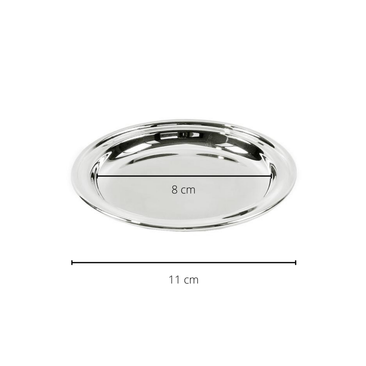 EDZARD set van 2 Astoria glazen onderzetters, elegant verzilverd en aanslagvrij, diameter 11 cm