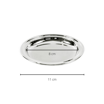 EDZARD set van 2 Astoria glazen onderzetters, elegant verzilverd en aanslagvrij, diameter 11 cm