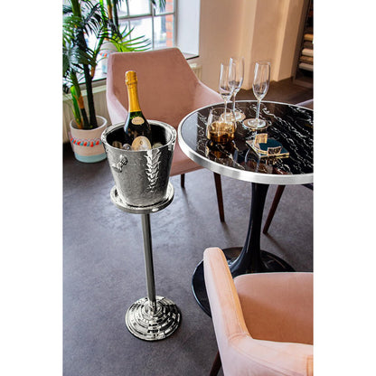 EDZARD champagnekoeler standaard, Olbia standaard voor koeler, hoogglans RVS, hoogte 62