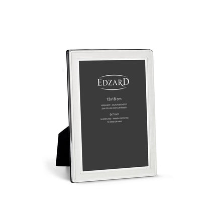 EDZARD fotolijst Nardo fotolijst voor foto 13 x 18 cm, verzilverd, aanslagbestendig, 2 hangers