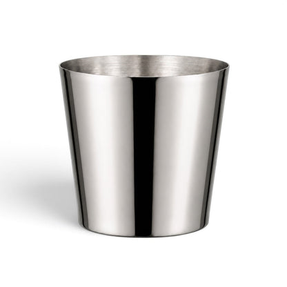 Bloemenpot Basel (hoogte 11 cm, Ø 11,5 cm), roestvrij staal, hoogglans gepolijst