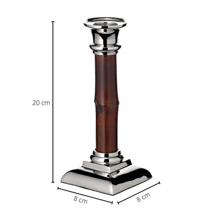 Leuchter Holm Bambus H 20 cm