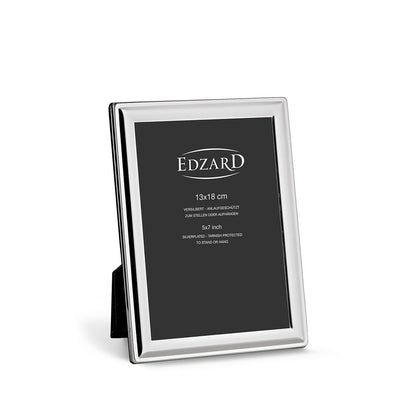 EDZARD fotolijst fotolijst Terni voor foto 13 x 18 cm edel verzilverd, aanslag beschermd, met 2 hangers