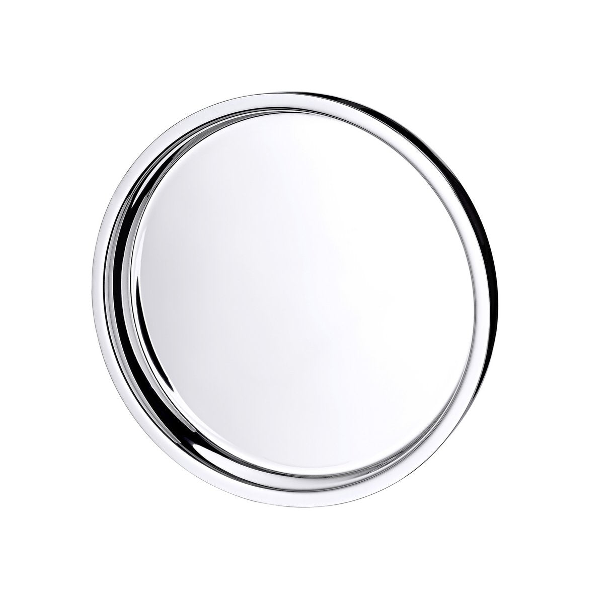 EDZARD dienblad Alaska, rond, hoogwaardig staal hoogglans gepolijst, diameter 32 cm