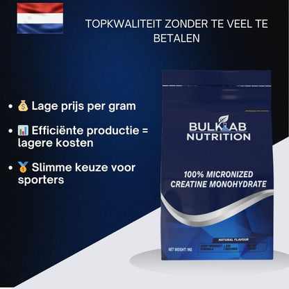 100% Creatine Monohydraat Micronized - BulkLab Nutrition