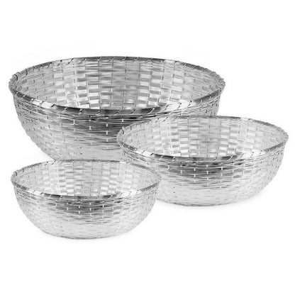 EDZARD mand decoratieve mand Basso, verzilverd, aanslagbestendig, diameter 26 cm