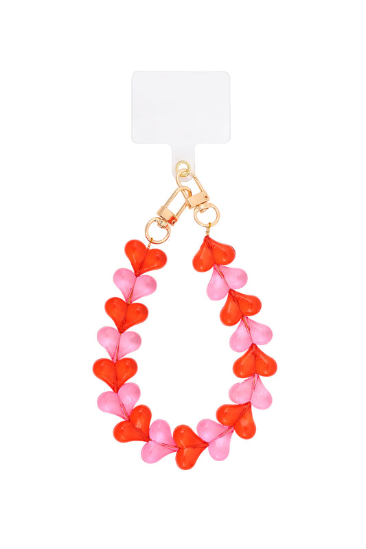 Heart row Phone Cord