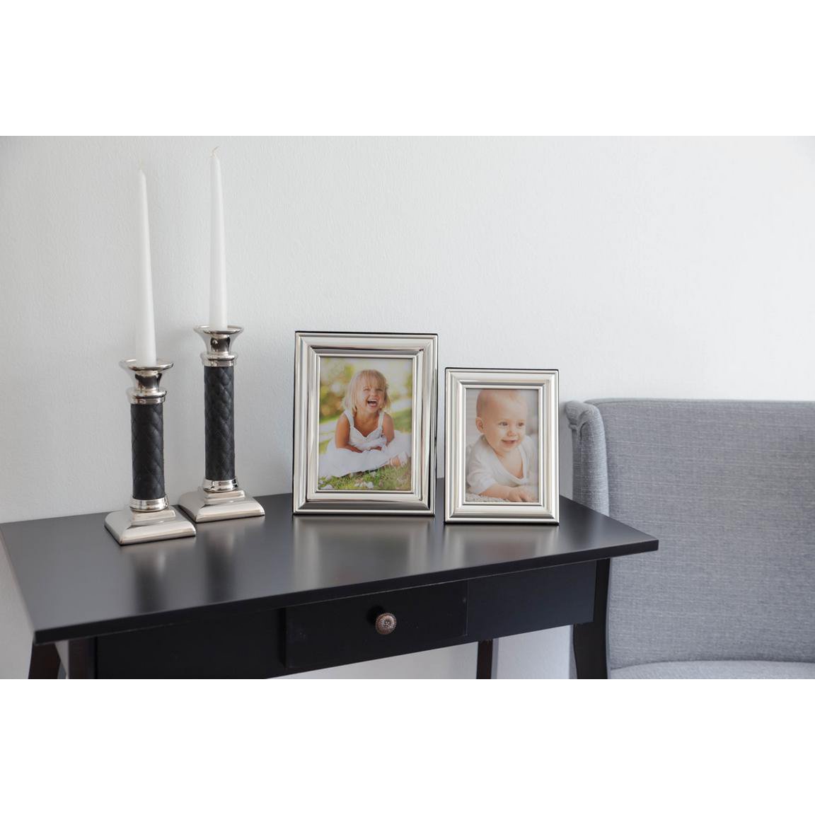 EDZARD fotolijst fotolijst Terni voor foto 15 x 20 cm edel verzilverd, aanslag beschermd, met 2 hangers