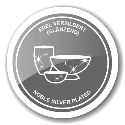 EDZARD botermes draad, klassiek design, nobel verzilverd, lengte 15 cm