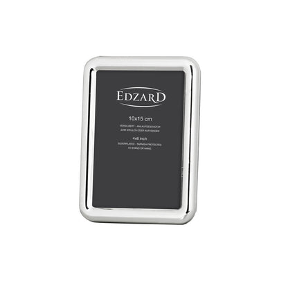 EDZARD fotolijst Como voor foto 10 x 15 cm, edel verzilverd, aanslag beschermd, met 2 hangers