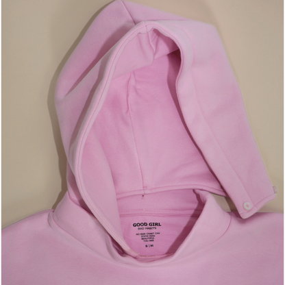 Hoodie "SLECHTE MEISJES GAAN NAAR PARIJS" - Beige