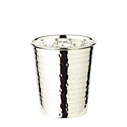 Mido-mokkenset van 4 stuks, H 10 cm, elegant verzilverd, aanslagvrij