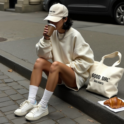Cap "Good Girl® Bad Habits" - Beige