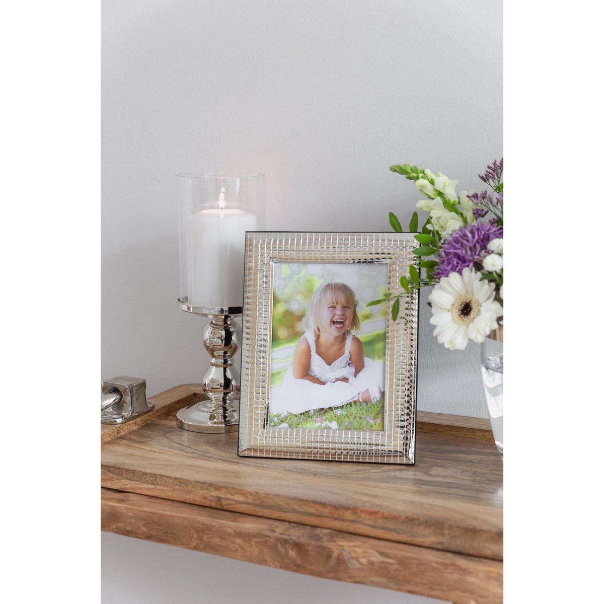 Fotoframe Forli (13x18 cm), zilverkleurig, start -Up beschermd