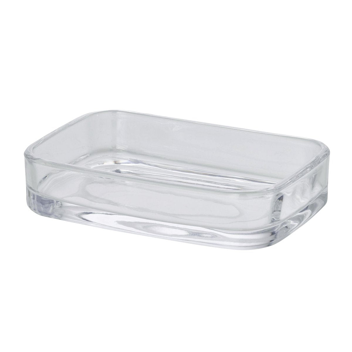 EDZARD botervloot Mista 13x18 cm, H 8 cm, glazen inzetstuk, verzilverd, met botermes