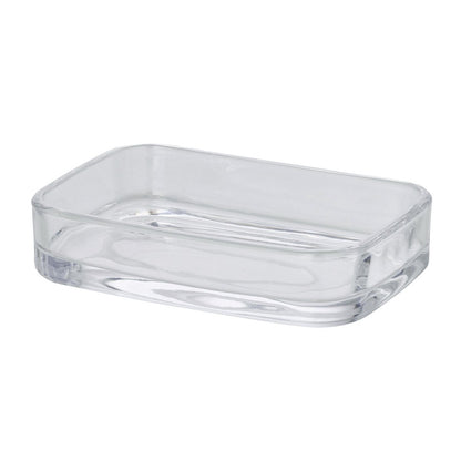 EDZARD botervloot Mista 13x18 cm, H 8 cm, glazen inzetstuk, verzilverd, met botermes