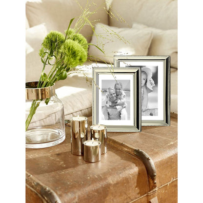 EDZARD fotolijst Perla voor foto 13 x 18 cm, edel verzilverd, aanslag beschermd, met 2 hangers