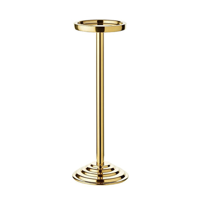 Sektkühler capri met stand in goud h 83 cm