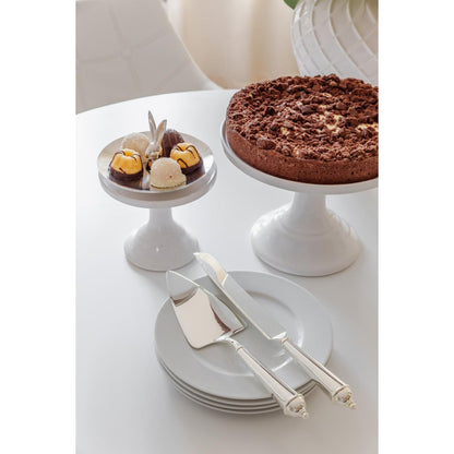 EDZARD taartschep & cakemes, verzilverd, aanslagbestendig, meslengte 32 cm, lifter lengte 28 cm