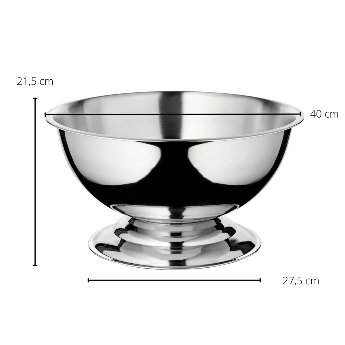 EDZARD champagneschaal Cara set van 2 Ø 40 cm