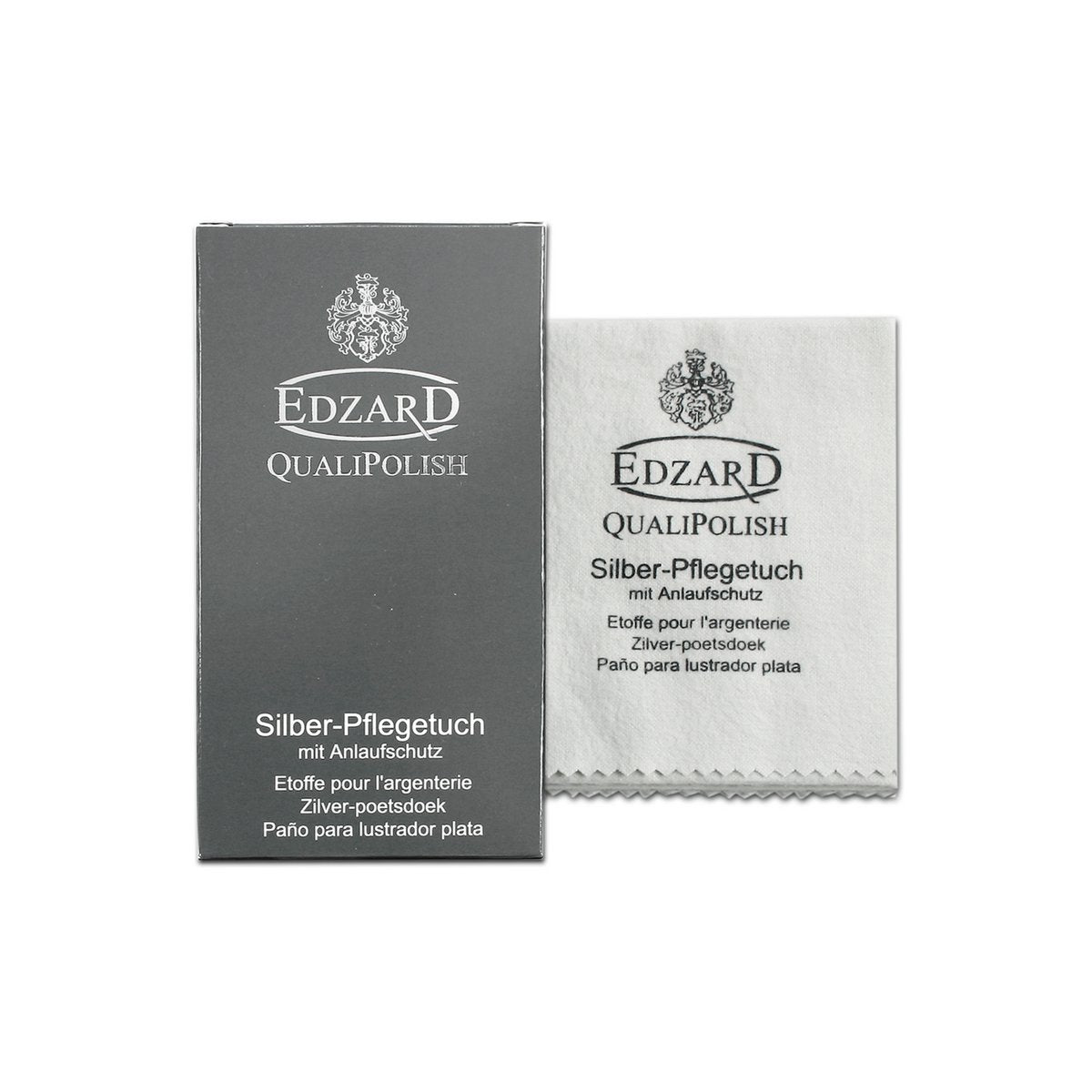 EDZARD QualiPolish® zilververzorgingsdoek zilveren doek 30 x 45 cm