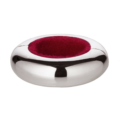 EDZARD druppelvanger Magnetum, 2 helften met magneetsluiting, edel verzilverd, diameter 5 cm