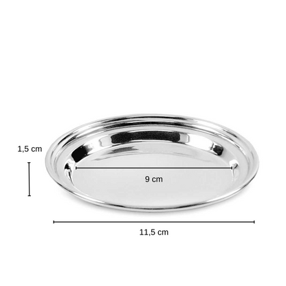 EDZARD onderzetter, flessenonderzetter, draad, verzilverd, diameter 11 cm