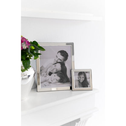 EDZARD fotolijst Salerno voor foto 20 x 25 cm, edel verzilverd, aanslagbestendig, met 2 hangers
