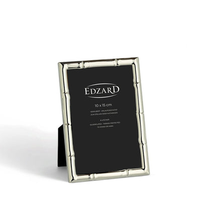 Fontanellato fotolijst (10x15 cm), elegant verzilverd, aanslagvrij, 2 hangers